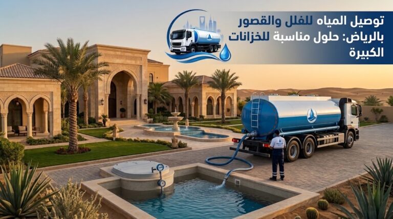 وايت مياه للفلل بالرياض وتعبئة خزانات المياه الكبيرة